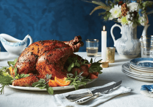 Roasted turkey and herb gravy